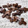 10Pcs Wooden Cross Decorations, Cross Fidget for Anxiety Relief, Multi-functional Spiritual Symbols for Home and Office