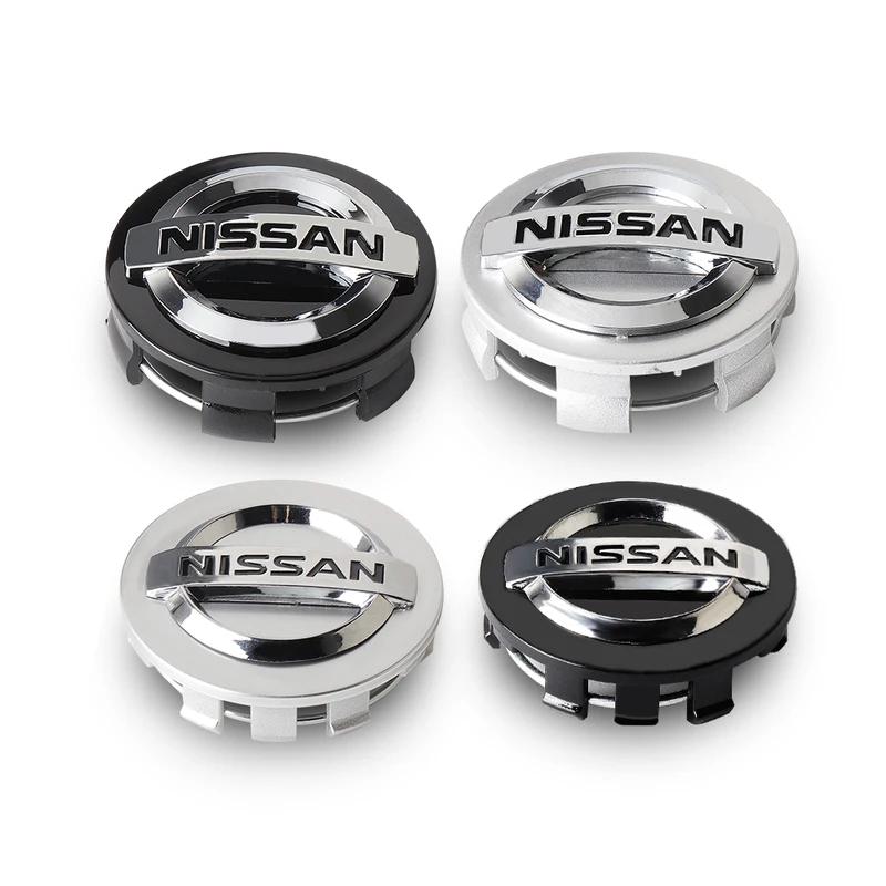 4Pcs 54/60mm For Nissan X-trail Qashqai J10 J11 Note Juke H Patrol Leaf Tiida Car Wheel Center Hub Caps Rims Cover Accessorie