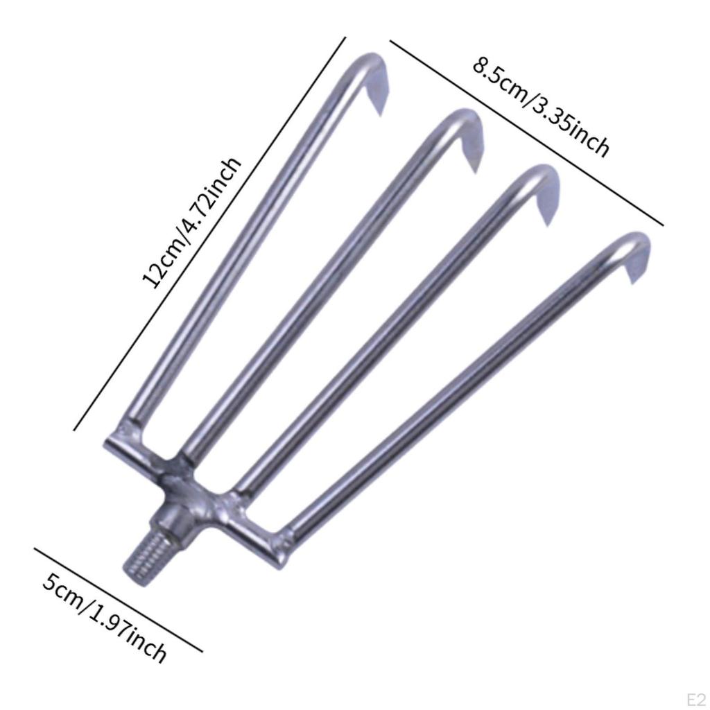 Ручная головка граблей Инструмент для удаления водных растений для рыбалки Легкий Садоводство для сада Ферма