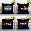 N-Nasa Space Pillow Case Plush Fabric Soft Double Sided Print Sofa Cushion Cover Throw Pillow Covers