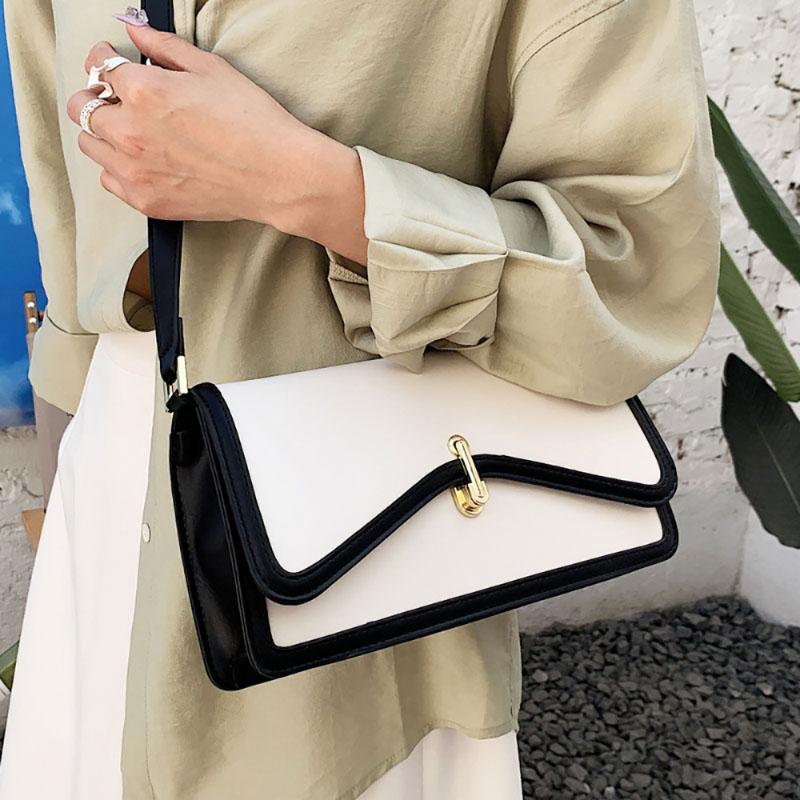 Французский дизайн Niche, контрастный цвет, универсальная сумка через плечо для женщин, новые легкие, роскошные, модные, квадратные сумки, текстура, сумка через плечо