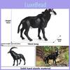 Animal Simulated Wild Antelope Elk Horned Horse Model Ornament Children Toy