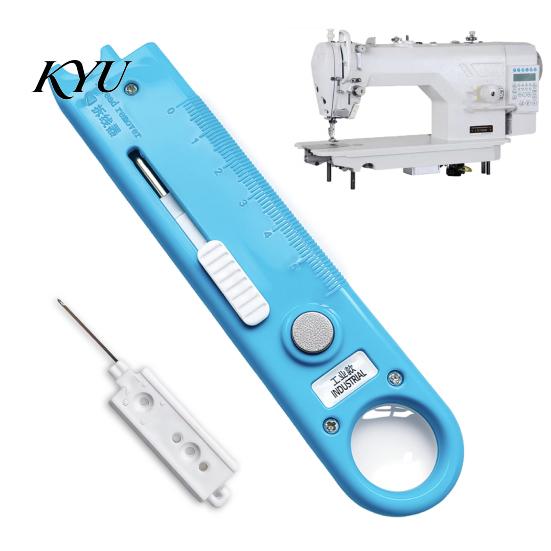Portable Sewing Gadget 1/2Pcs 4-In-1 Threader Tool with Seam Remover, Magnifier & Multi-Function Scale, Magnetic Threading Device for Industrial Home,