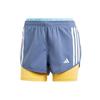 Own The Run 2-In-1 Shorts Women Bottoms Ink-Blue IK5016