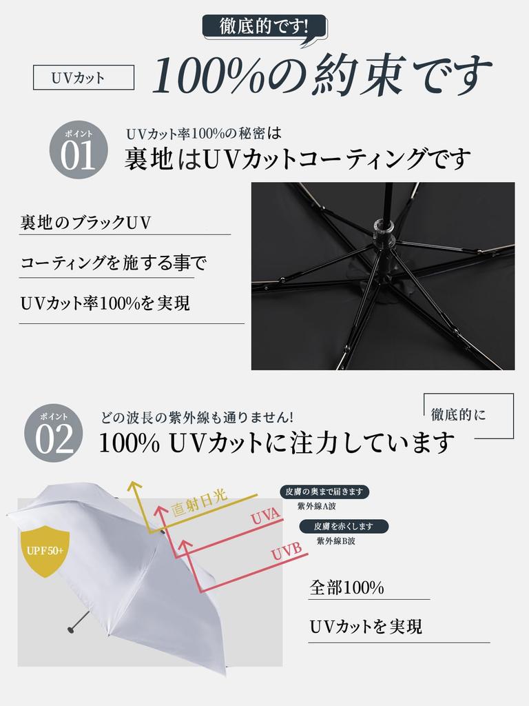 UIJAMN Ultra Fully For Both Sunny and Rainy Only Folding UV Light Wind and Water Protects Against Rainy Comes with Storage Compact and Unisex Parasol,