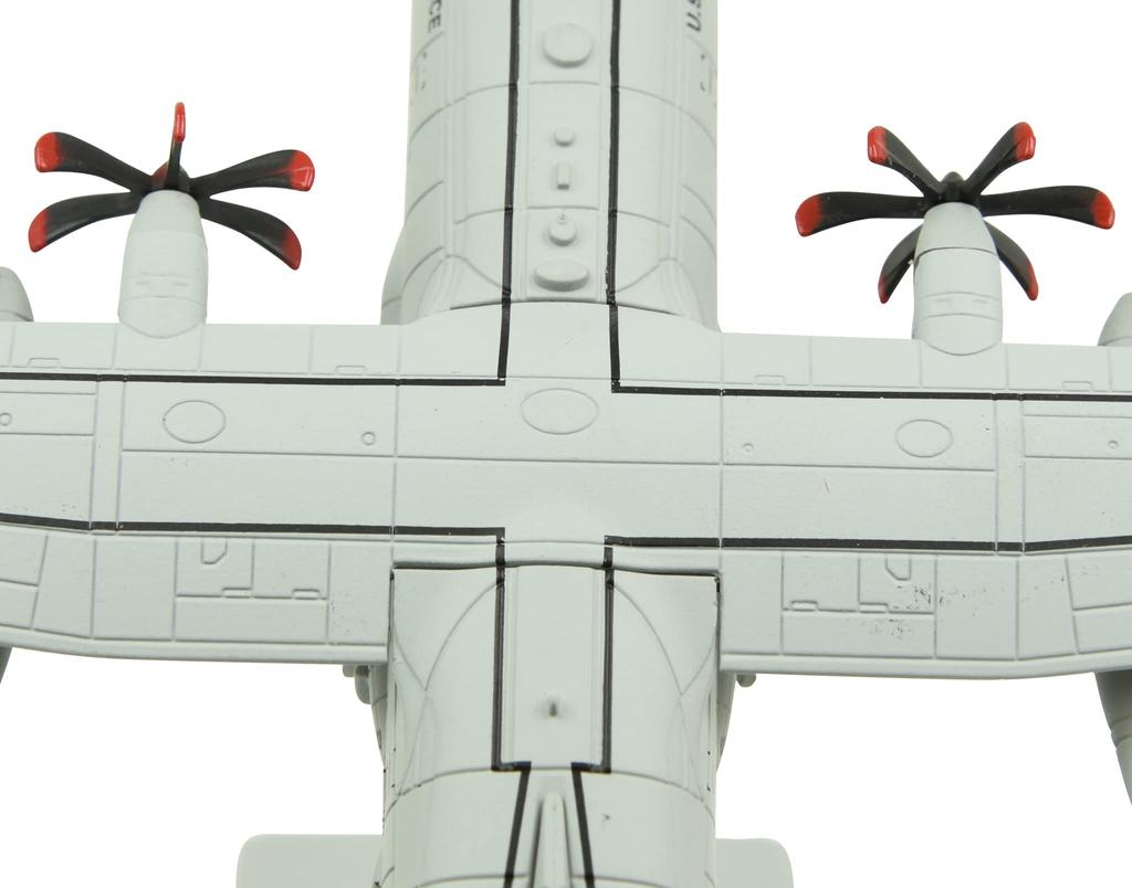 Военно-транспортный самолет TANG Super Hercules, готовый продукт из сплава, краска для ВВС США, модель самолета, модель DYNASTY(TM) 1/200 С-130J