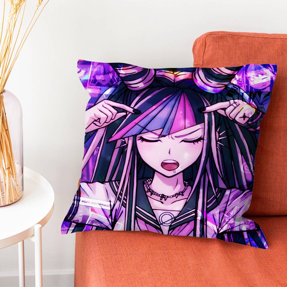 Ibuki Mioda DDanganronpaS Pillowcase Pillows for Sofa Cover Decoration Home Decor Items Luxury Pillow Covers Cushion Cushions