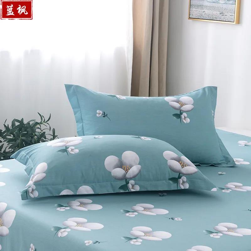 48x74 см наволочка из чистого хлопка, одинарная, двойная, для общежития, для взрослых, высококачественная наволочка
