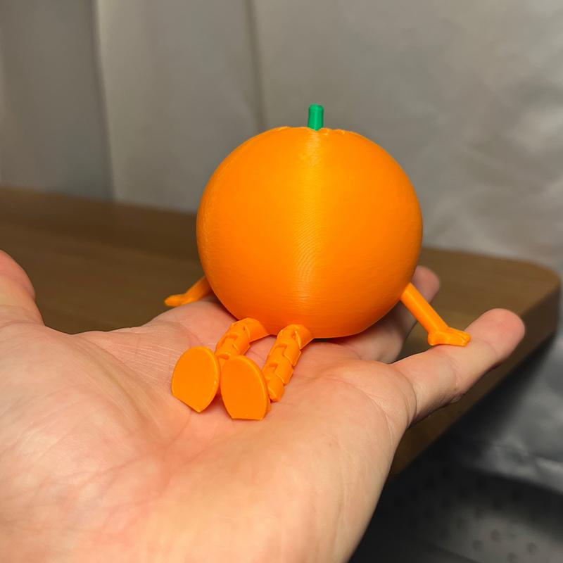 1 шт. 3D-печатные фигурки фруктов и овощей с подвижными суставами, дизайн лимона и банана, украшения для стола, декор для дома