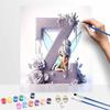 Disney Oil Paint Art Painting Kit Tinkerbell Pixie Home Wall Decor Gems and Roses