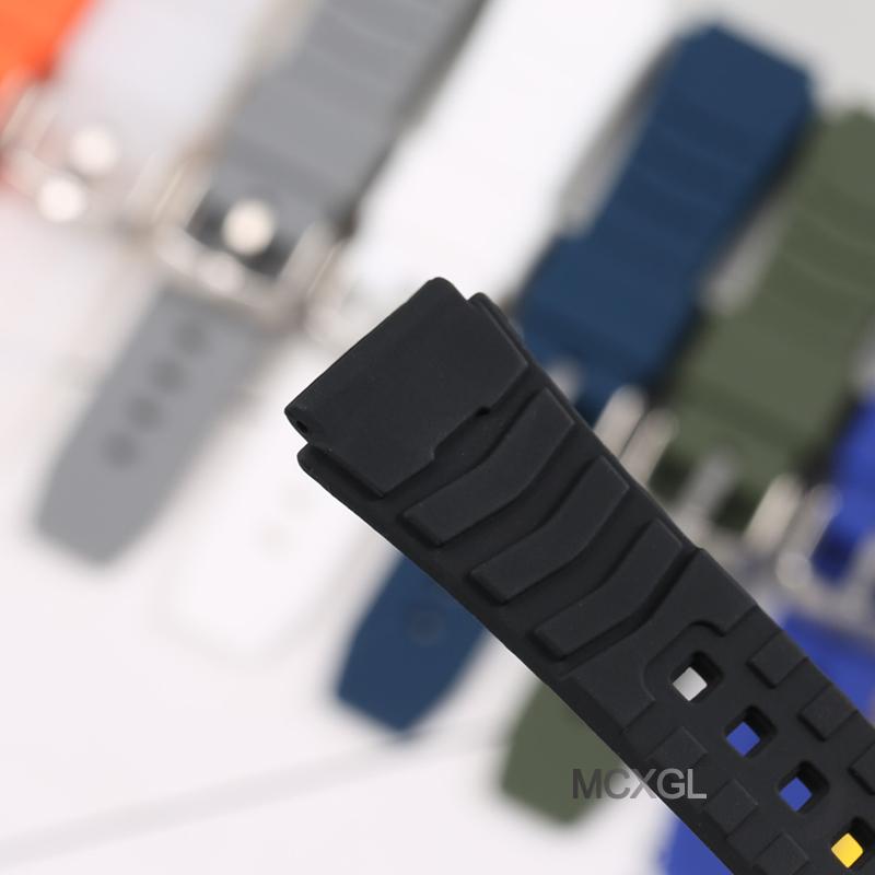 Мужской силиконовый ремешок для часов, замена, подходит для Casio PRG-80 PAG-80 PRW-1000 PRW-1100, резиновые ремешки для часов, браслет