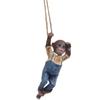 Garden Monkey Statues Cute Simulation Resin Hanging Monkey Garden Ornament for Outdoor Garden Lawn