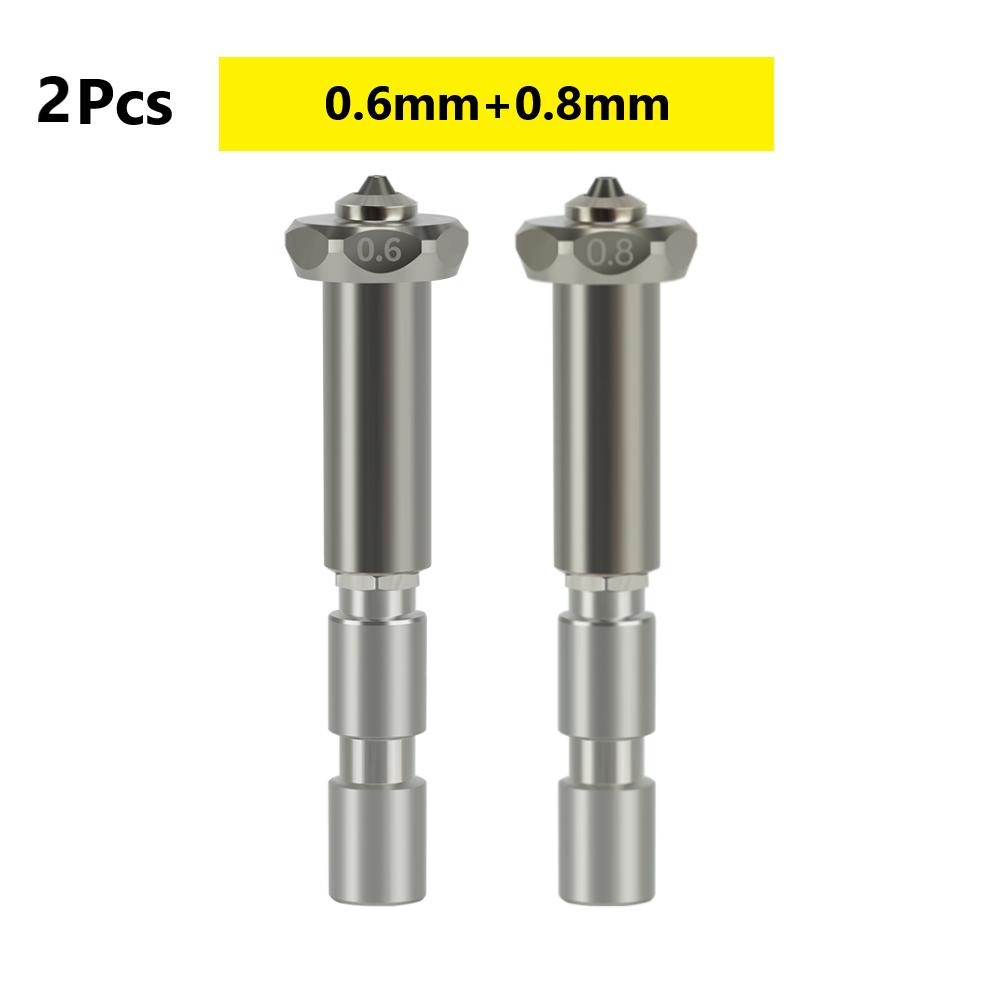 For Anycubic Kobra 3 Max Nozzle Hotend Kobra 3 Max Combo Quick Swap Nozzle Hardened Steel 0.4 0.6 0.8 Kobra 3 Max Accessories