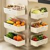 Kitchen Rack, Home Bathroom, No Punching, Wall-mounted Condiment Multi-purpose Sink Drain Storage Rack