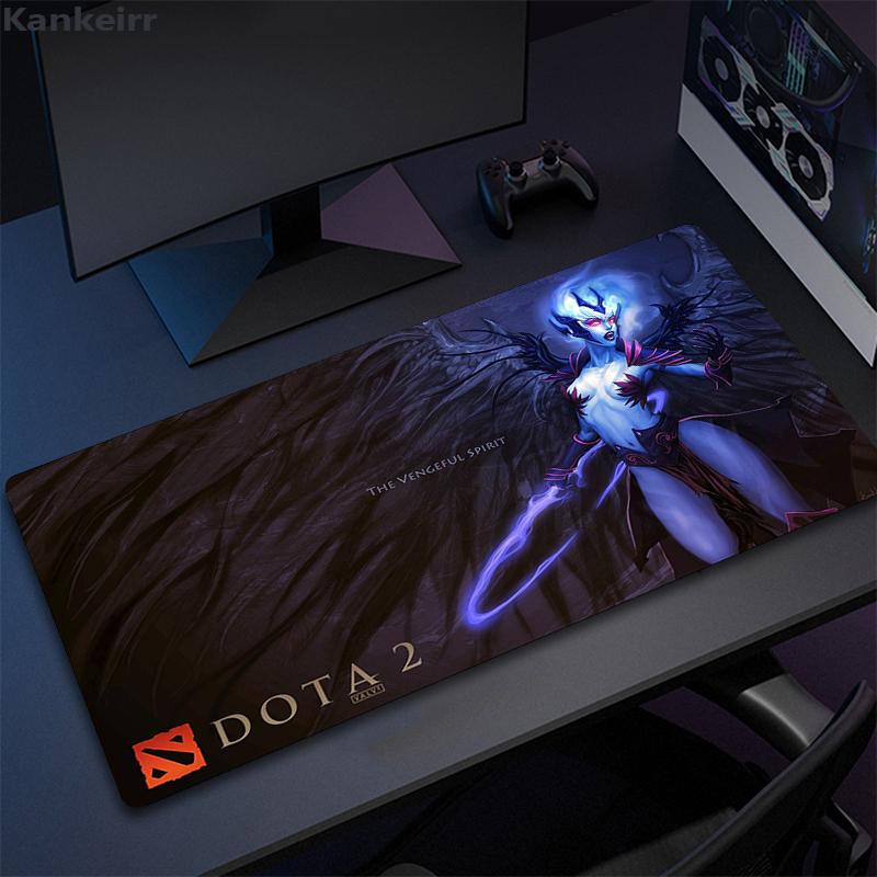 Коврик для мыши Dota 2 Большой коврик для клавиатуры Игровой коврик для стола Laptop Противоскользящий Офисный Натуральный каучук Геймерский Настольный dota2 Коврик для мыши Pc