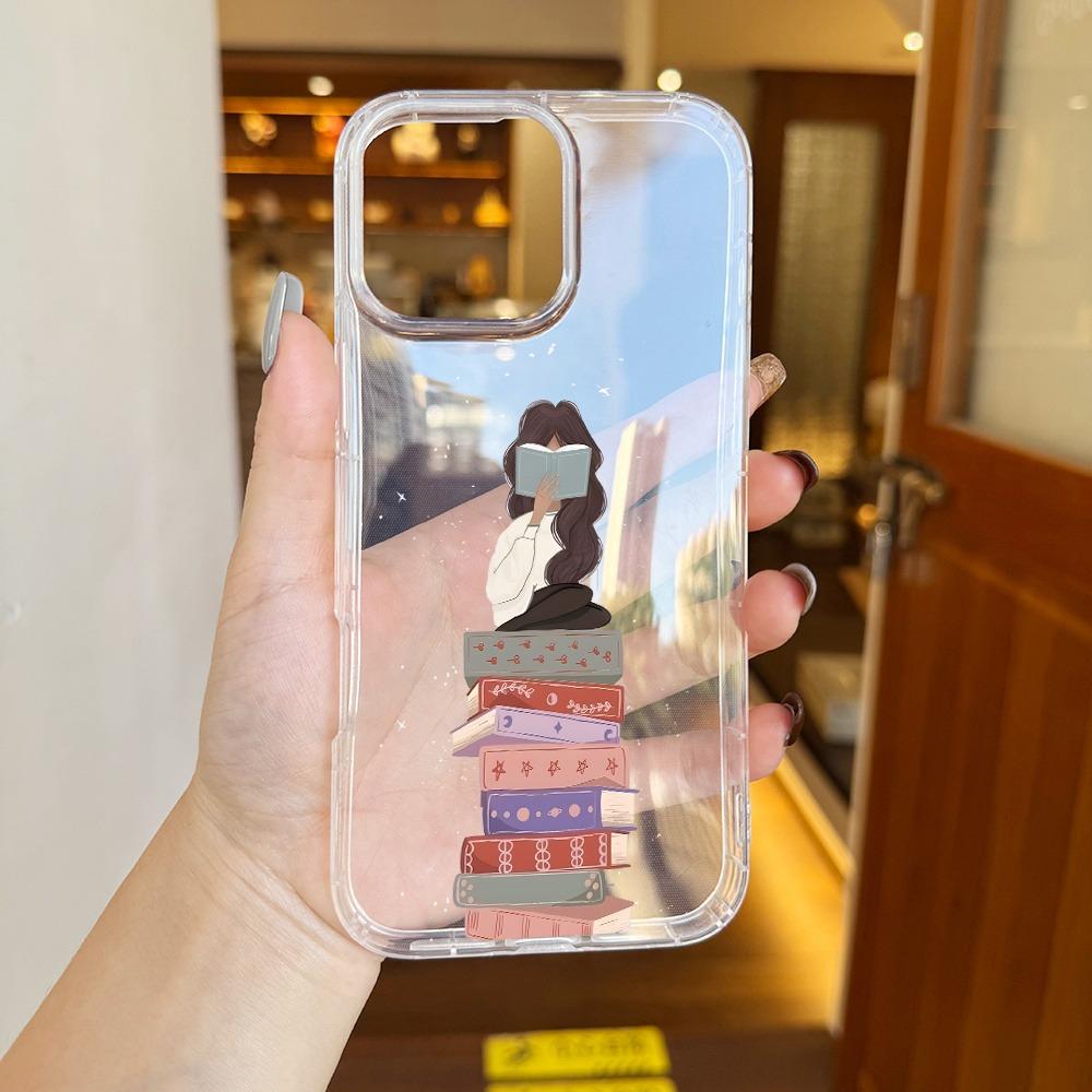 Осенний Коричневый Эстетичный Мягкий Чехол Для Телефона Для IPhone 16 16e 15 14 13 12 11 Pro Max 7 8 Прозрачный Силиконовый Мягкий Чехол