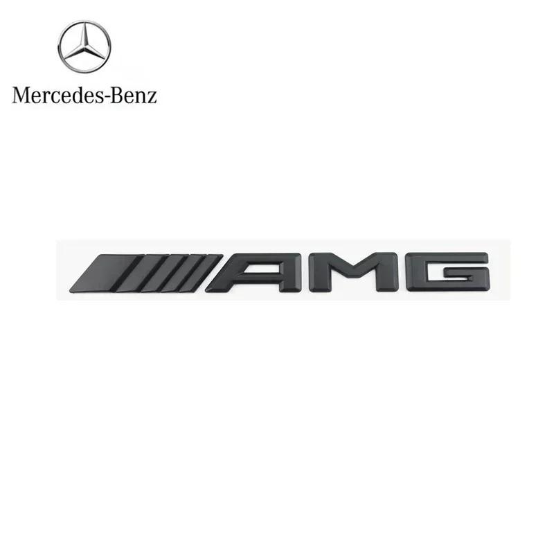 1pcs 3D Car Rear Trunk emblem Decal Letters Sticker For Mercedes Benz AMG A B C E G CLA W211 W203 W204 W210 W124 accessories GI7