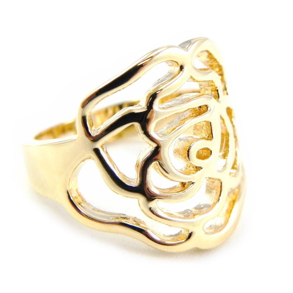 'Romantic Rose' Gold Plated Ring