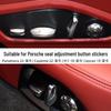 Наклейка-крышка кнопки регулировки сиденья Porsche