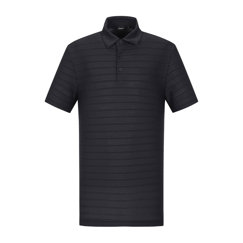 SUPERIOR Men'S Basic Collared T-Shirt Navy (Imjftty20549)