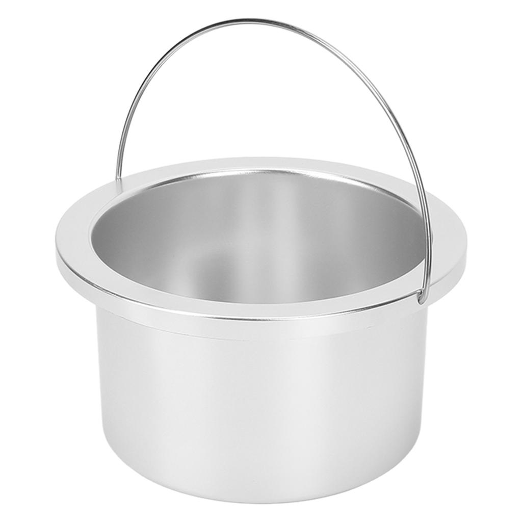 4.13in Wax Heat Machine Replacement Pot Aluminium Alloy Heating Quickly Evenly Wax Warmer Inner Pot Silver