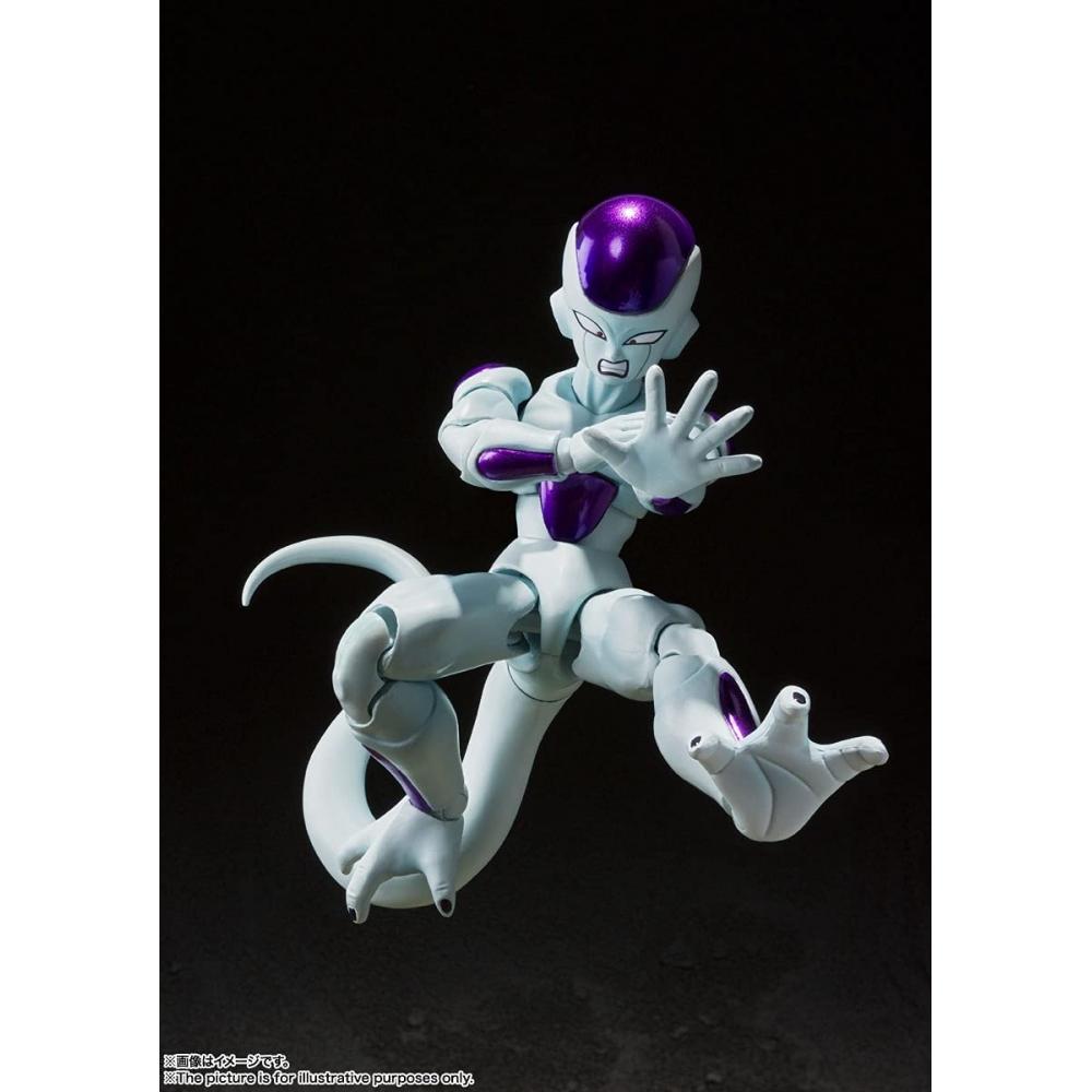 SHFiguarts Dragon Ball Z Frieza Четвертая форма Приблизительно. 120 мм ABS&PVC окрашенная подвижная фигурка BAS62977