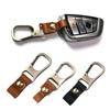 Мужской ремень для ключей, поясной кошелек, кольца, женские и мужские аксессуары, автомобильный брелок, держатель, симпатичные кожаные брелки, модные металлические брелки