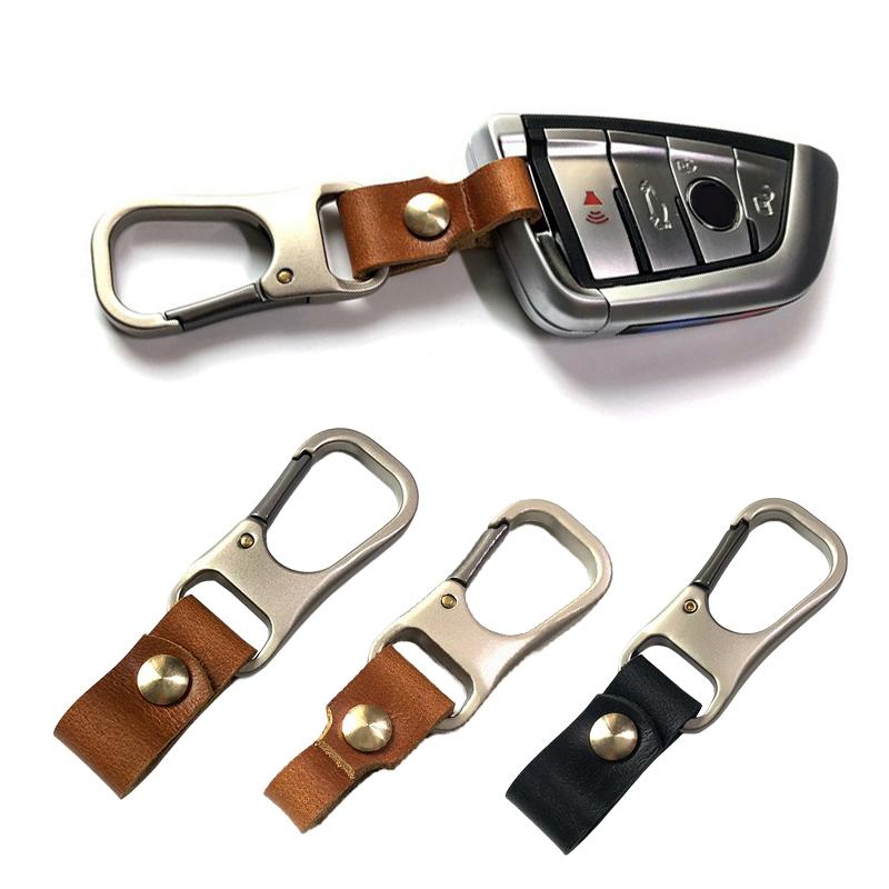Мужские металлические брелки для ключей для женщин и мужчин, аксессуары для ключей, модные кольца, симпатичные кожаные брелки для ключей, кошелек для ключей на талию, автомобильный брелок для ключей