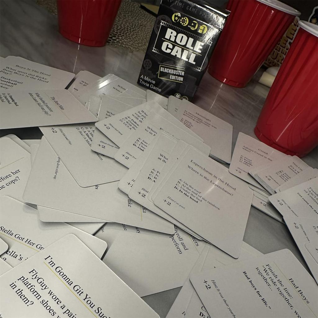 Adult Movie Trivia Games, Black Culture Games, Family Entertainment, Very Suitable For Family Game Nights!