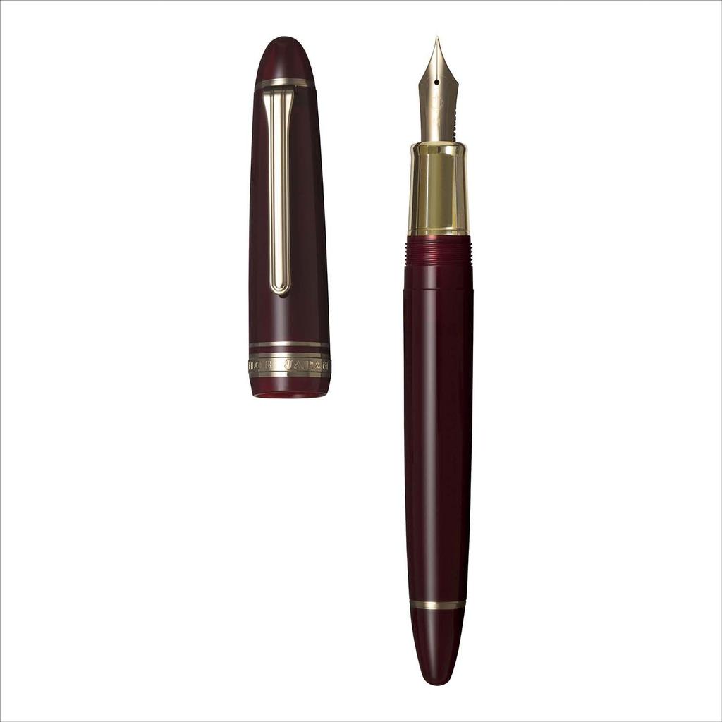 SAILOR Profit Casual L Stable Gold Trim Fountain Pen Clear Red Japanese Fine Nib 11-0825-230