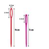 Plastic Plastic Needles DIY Craft Sewing Needle Tool ABS Knitting Needles  Kids DIY Toys