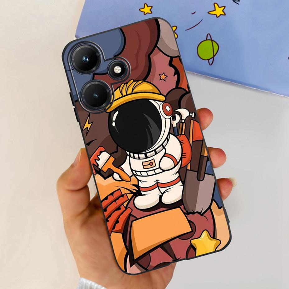 Милый Чехол Для Телефона Для Infinix Hot 30i Hot30 30 Play NFC 2023 Мягкий Силиконовый ТПУ Задняя Крышка Для Infinix Hot30i Hot 30 30Play