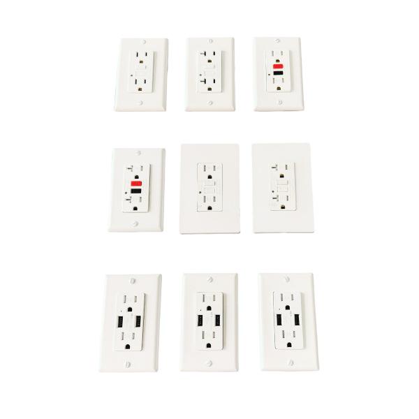 UL-Certified North American 20A 120V Socket with USB & Type-C PD Fast Charging and TR Safety Shutter