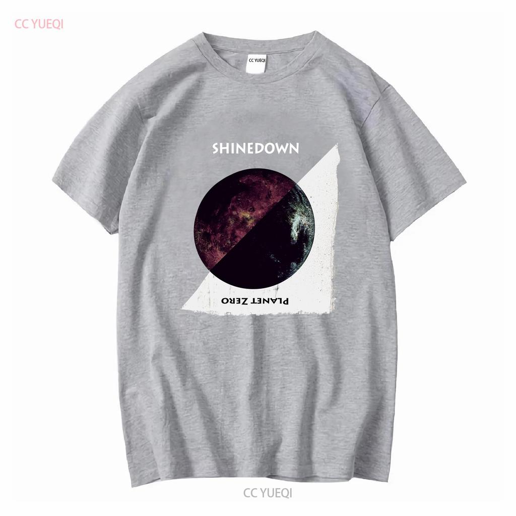 Shinedown Planet Zero Футболка Черная S 5XL Z8163 с длинным или коротким рукавом винтажная стираная повседневная топ для повседневной носки мужская