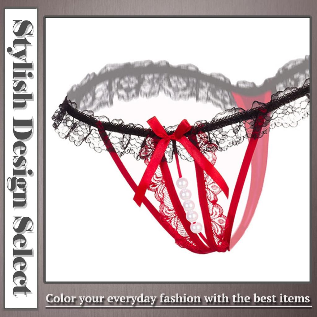 ОДНО ОГРАНИЧЕНИЕ Сексуальное нижнее белье с оборками и жемчугом для PTS019S3, комплект из 3 предметов, женское, (Набор 3)