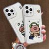Силиконовый чехол-карман для карт для iPhone 17 Air 16 14 13 Samsung S23 S24 S25 Plus Redmi Note 14 13 12 11 10 Прозрачный бампер для телефона