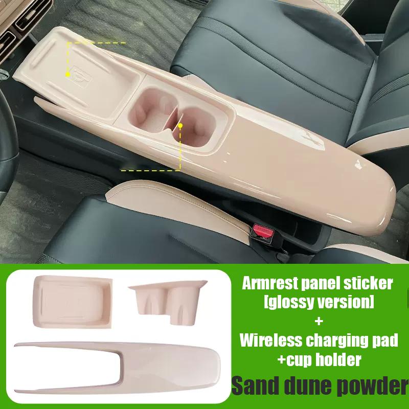 For BYD Seagull Dolphin Mini 2025 2024 Central Armrest Panel Protection Decorative Sticker Modification Interior Armrest Box