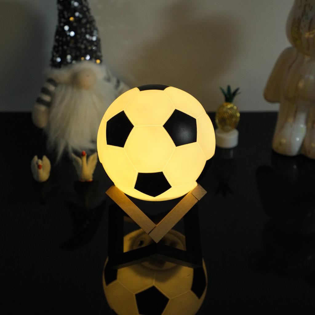 3D Футбольный Ночной Светильник Спальня Настольное Украшение Футбольная Лампа для Домашнего Декора