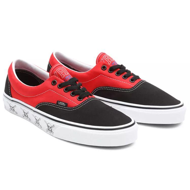 Vans Кроссовки унисекс Era New Varsity черные с высоким риском-красные VN0A54F14G0