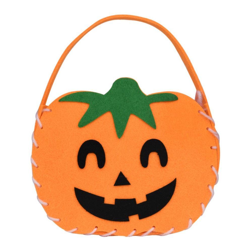 Trick Or Treat Halloween Candy Bag Halloween Decoration Gift Basket Party Halloween Bag For Kids
