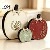 Decorative Wood Signs for Shelves 3Pcs/Set Christmas Wooden Ornaments, Rustic Gingerbread Man Tree Tiered Tray Tabletop Ornaments Decor, Farmhouse