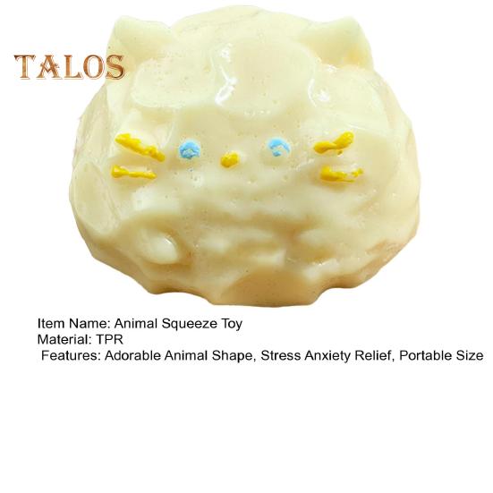 Мягкая игрушка-сжиматель для животных, игрушка-сниматель для снятия стресса, игрушка-сжиматель для свиньи, овцы, кошки, собаки, сенсорная игрушка для детей, подростков, взрослых, мячик для снятия стресса, игрушка-сжиматель для животных