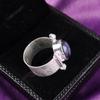Натуральный Содалит Драгоценный Камень 925 Стерлинговое Серебро Ювелирные Изделия Ручной Работы Кольцо Подарок Для Нее RR-22-25