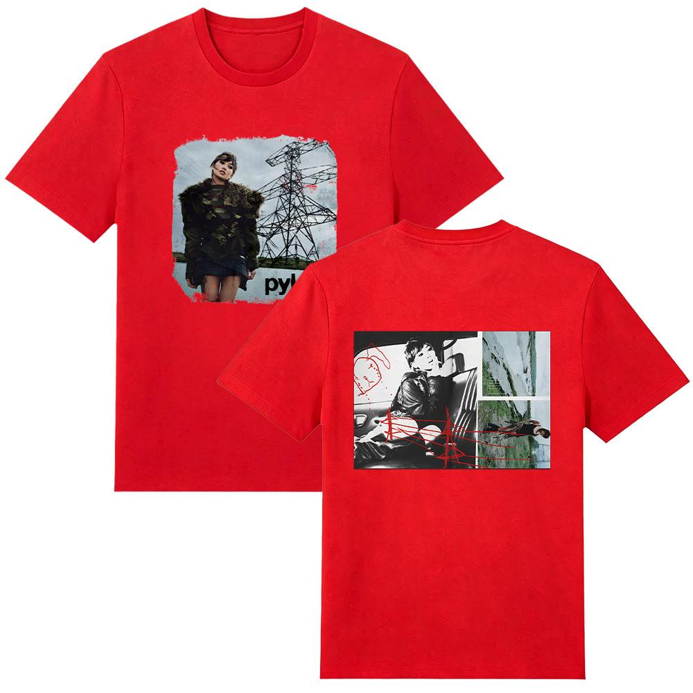 Summer High Quality Cotton Tee Beabadoobee Pylon The Album Cover Cartoon Print T Shirts Unisex Comfort O-neck Short Sleeve Tops