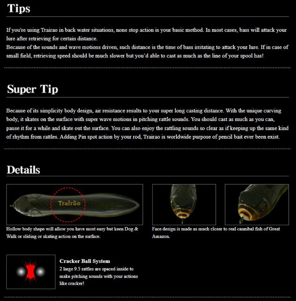 Imakatsu Trairao 130 Mm 28 Grams Floating Lure 755 (2177)