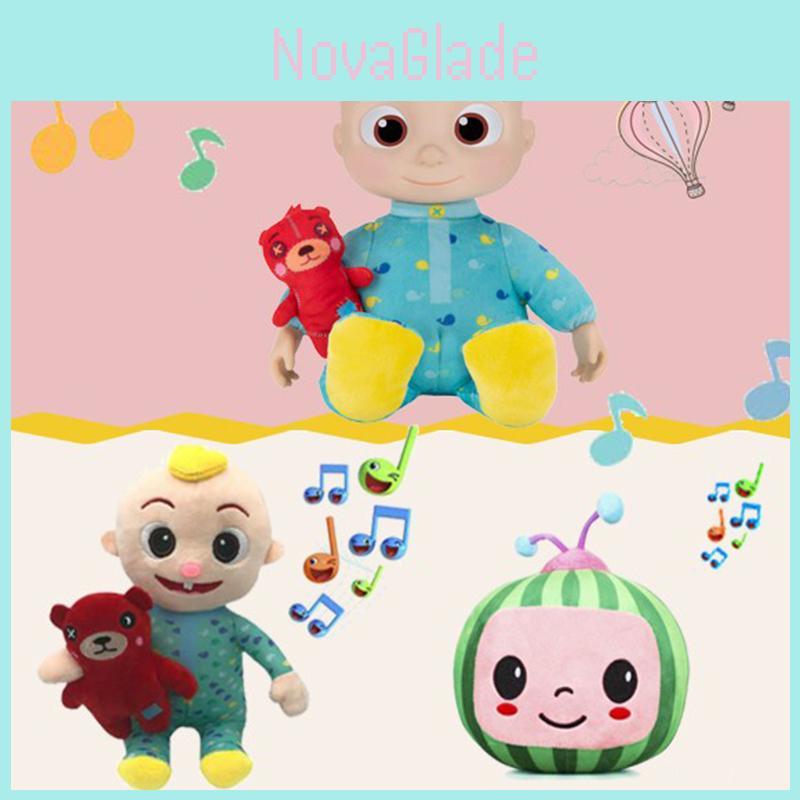 Adorable Kawaii Cocomelon Watermelon Music Toy With 8 English Songs And Plush Comfort