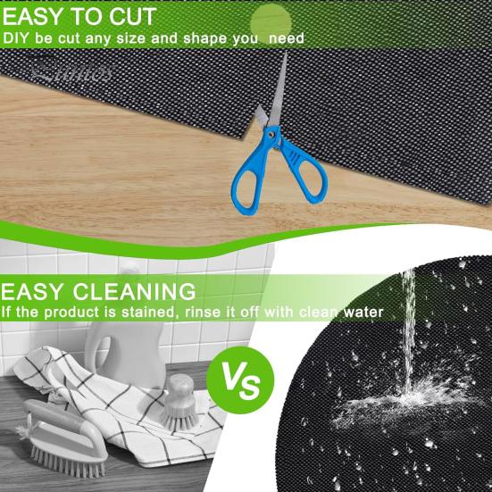 2 шт. круглая подкладка для полок, кухонные коврики, нескользящие коврики для ящиков шкафа, холодильника, кладовой, раковины, шкафа для хранения