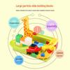 Совместимая головоломка-слайд для детей в стиле Lego с крупными деталями - аксессуары для конструктора для мальчиков и девочек
