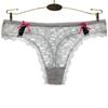 Женские стринги, сексуальные стринги с цветочным принтом, Т-образная спинка, бесшовное нижнее белье, кружевное нижнее белье, мягкие трусики, трусы, нижнее белье, 6 шт./лот