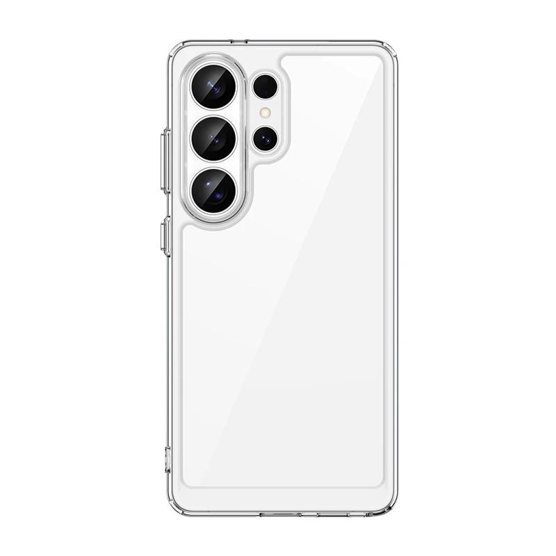 Высококачественный Минималистичный Прозрачный Акриловый Чехол для Телефона для Samsung Galaxy S26 Ultra Pro Защита Камеры Ударопрочный Чехол Funda